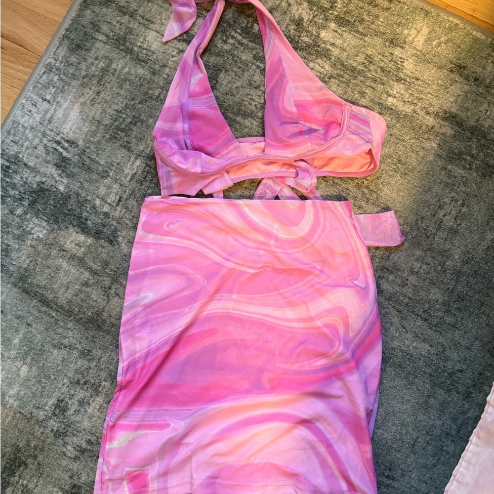 Tiger Mist Pink Swirl set